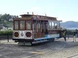 San Francisco Kabelstraßenbahn Powell-Hyde mit Kabelstraßenbahn 1 am Beach & Jones (2023)