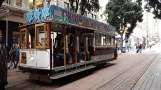 San Francisco Kabelstraßenbahn Powell-Hyde mit Kabelstraßenbahn 22 am Market & Powell (2019)