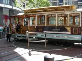 San Francisco Kabelstraßenbahn Powell-Hyde mit Kabelstraßenbahn 28nah Market & Powell (2009)