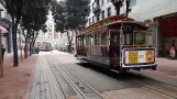 San Francisco Kabelstraßenbahn Powell-Mason mit Kabelstraßenbahn 17 am Market & Powell (2019)