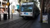 San Jose Grüne Linie mit Niederflurgelenkwagen 920nah Santa Clara (2018)