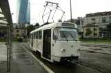 Sarajevo Straßenbahnlinie 1 mit Triebwagen 286 am Željeznička stanica (2009)