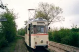 Skjoldenæsholm Normalspur mit Triebwagen 797 am Tobaksmarken (2002)