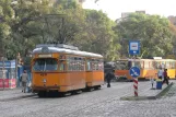 Sofia Straßenbahnlinie 22 mit Triebwagen 4211 auf ul. "Krakra" (2009)