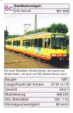 Spielkarte: 6c Stadtbahnwagen
 (2002)