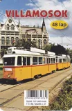 Spielkarte: Budapest Straßenbahnlinie 2 mit Triebwagen 3868 am Kossuth Lajos tér M (2014)