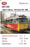 Spielkarte: Debrecen Straßenbahnlinie 1 mit Gelenkwagen 286 am Nagyállomás (2014)