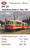 Spielkarte: Prag 41 mit Triebwagen 351 (2014)