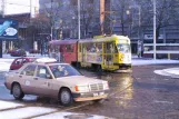 Stettin Straßenbahnlinie 12 mit Gelenkwagen 612 auf Plac Rodła (2003)