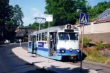 Stockholm Djurgårdslinjen 7N mit Triebwagen 754 am Waldemarsudde (2005)