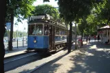 Stockholm Djurgårdslinjen 7N mit Triebwagen 76 am Djurgårdsbron (2009)