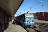 Stockholm Straßenbahnlinie 21 Lidingöbanan mit Beiwagen 612 am AGA (2009)