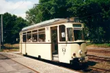 Strausberg Straßenbahnlinie 89 mit Triebwagen 07 am S-Bahnhof (2001)