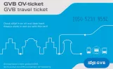 Tageskarte für Gemeentevervoerbedrijf Amsterdam (GVB), die Vorderseite (2022)