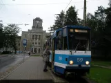 Tallinn Straßenbahnlinie 1 mit Gelenkwagen 59 am Kopli (2006)