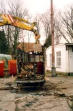 Triebwagen 2 aus Aarhus wird verschrottet. (2004)