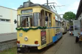 Woltersdorf Triebwagen 32 am Woltersdorfer Straßenbahn (2013)