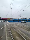 Zagreb in der Kreuzung Ulica kneza Branimira/Avenija Marina Držića (2022)