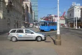 Zagreb Straßenbahnlinie 13  auf Trg bana Josipa Jelačića (2013)