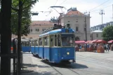 Zagreb Straßenbahnlinie 2 mit Triebwagen 101nah Glavni Kolodvor (2008)