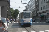 Zagreb Zusätzliche Linie 8 mit Gelenkwagen 308 auf Draškovićeva ulica (2008)