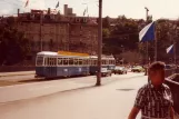 Zürich Straßenbahnlinie 3 auf Bahnhofbrücke (1981)