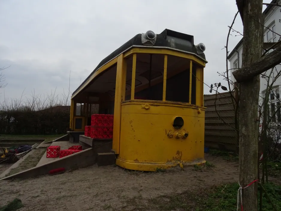 Aarhus Triebwagen 9 vor Tirsdalens Kindergarten (2024)