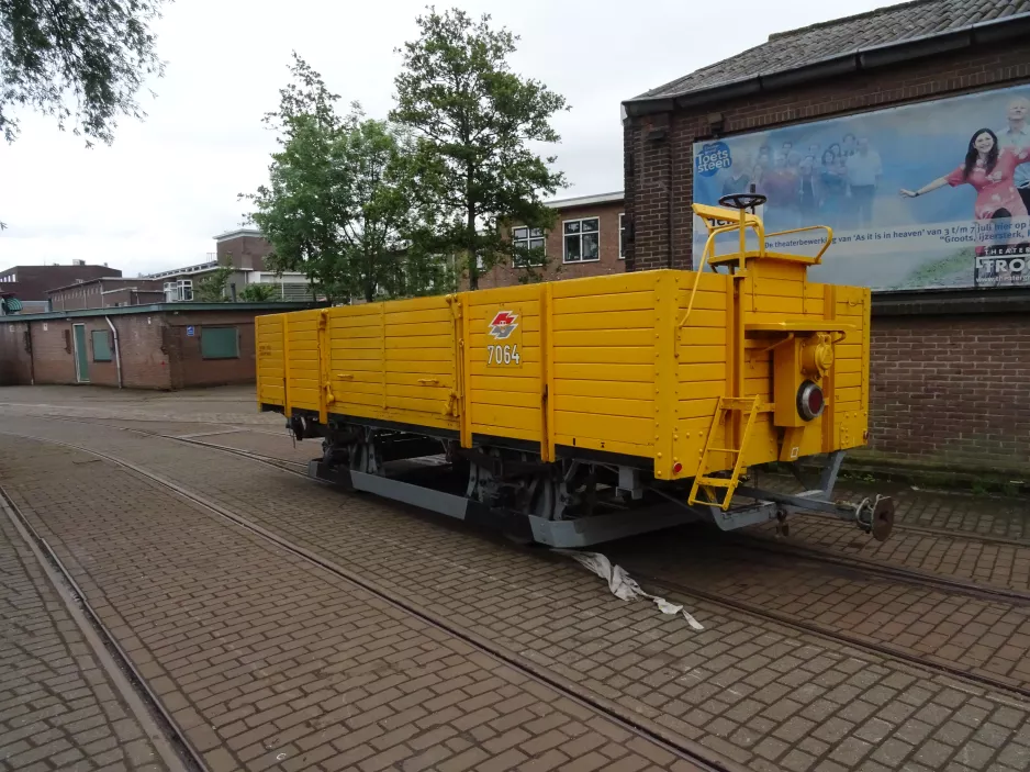 Amsterdam Güterwagen 7064 auf Electrische Museumtramlijn (2022)