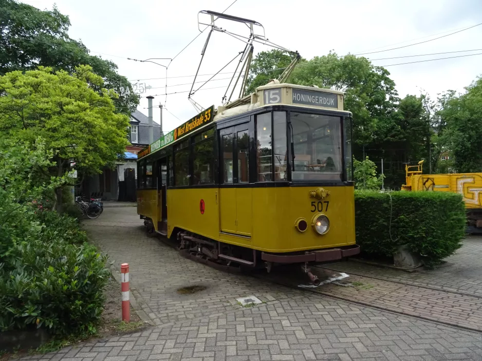 Amsterdam Museumslinie 30 mit Triebwagen 507 am Haarlemmermeerstation (2022)