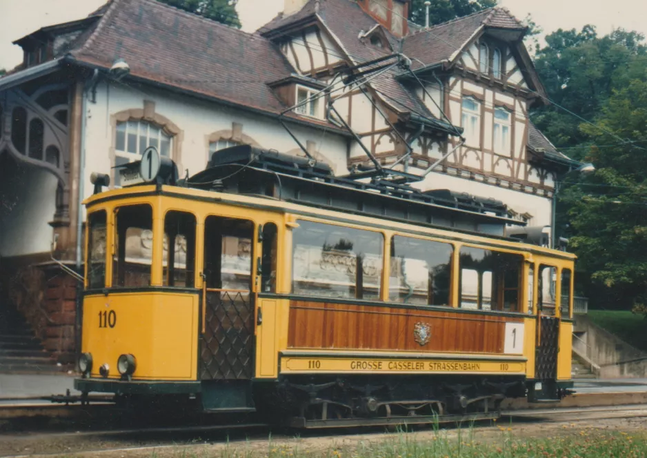 Archivfoto: Kassel Museumswagen 110 am Wilhelmshöhe (Park) (1996)