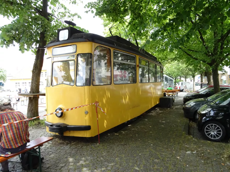 Bielefeld Triebwagen, Seitenansicht Siegfriedplatz (2020)