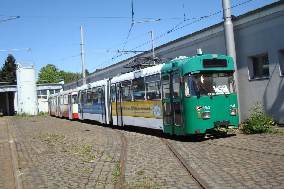 Bremen Gelenkwagen 3545 am Gröpelingen (2011)