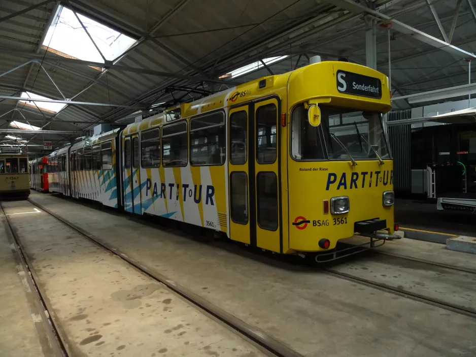 Bremen Gelenkwagen 3561 "Roland der Riese" innen Sebaldsbrück (2021)