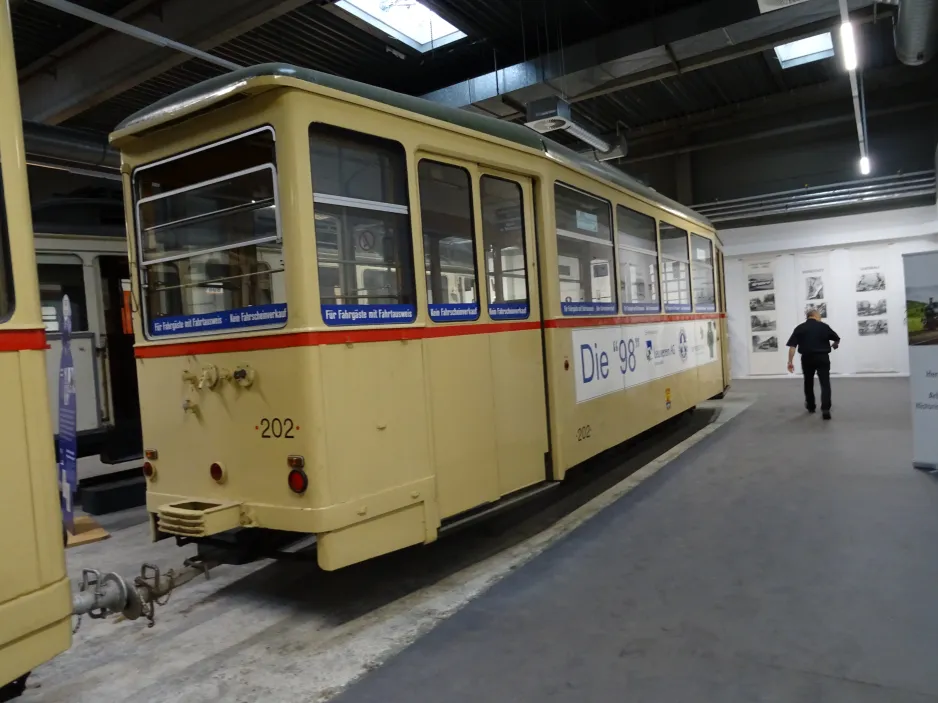 Darmstadt Beiwagen 202 im Funkeschees Remise (2024)