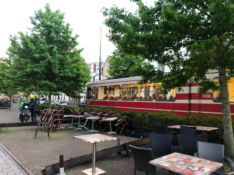 Den Haag Gelenkwagen 3036 auf Zieken (2022)
