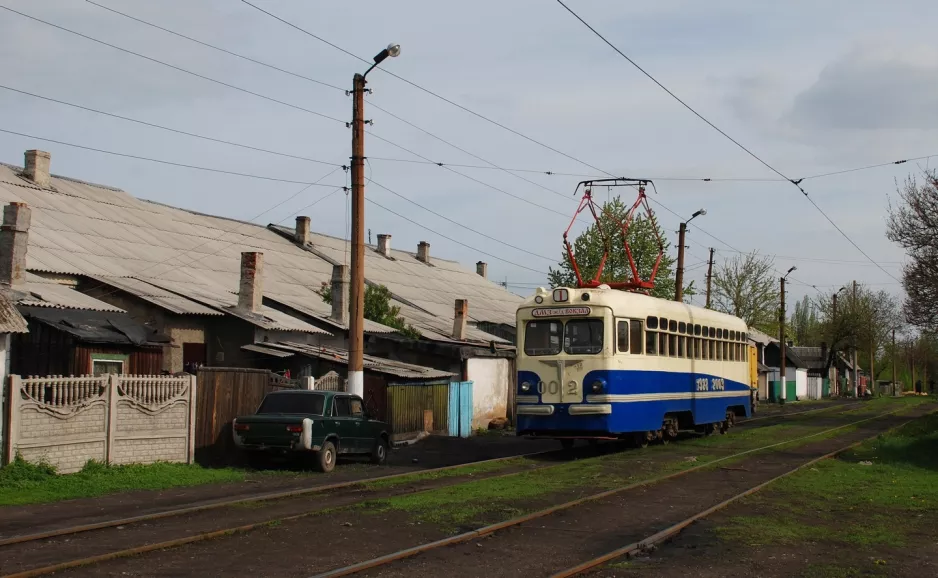 Donezk Museumswagen 002 am Stanochna St (2011)