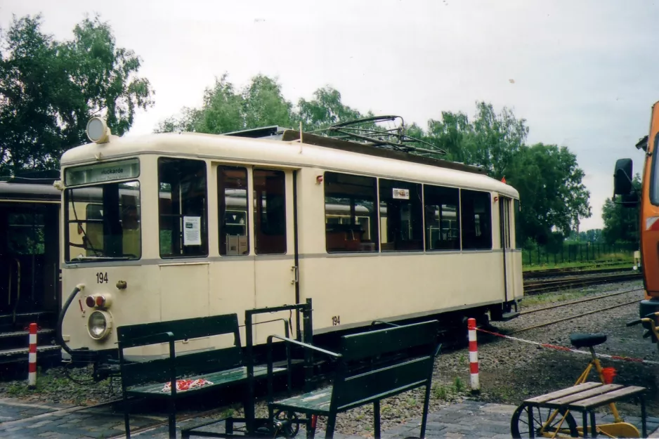 Dortmund Triebwagen 194 vor Nahverkehrsmuseum (2007)