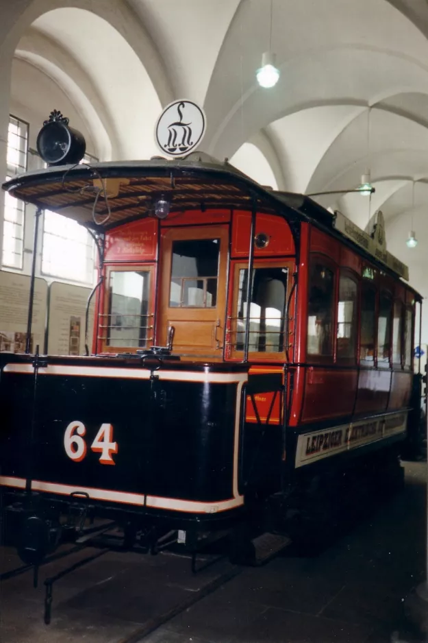 Dresden Triebwagen 64 auf Verkehrsmuseum (1996)