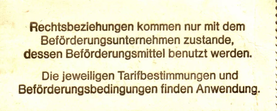 Erwachsenkarte für MoBiel, die Rückseite (1981)