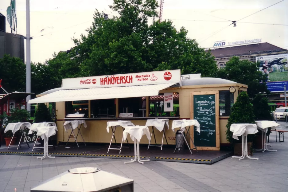 Hannover Beiwagen 1007 am Hauptbahnhof (2003)