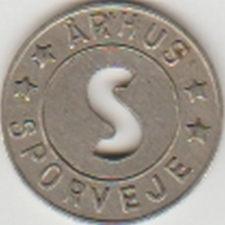 Jeton für Århus Sporveje (ÅS) (1968)