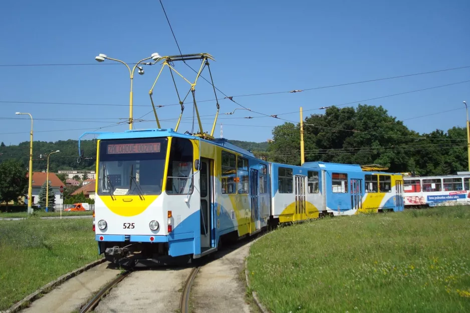 Košice Gelenkwagen 525 am Havlíčkova (2011)