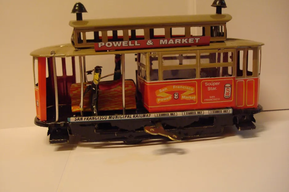 Modellstraßenbahn: San Francisco Kabelstraßenbahn 8Die Schlüsselseite (2013)