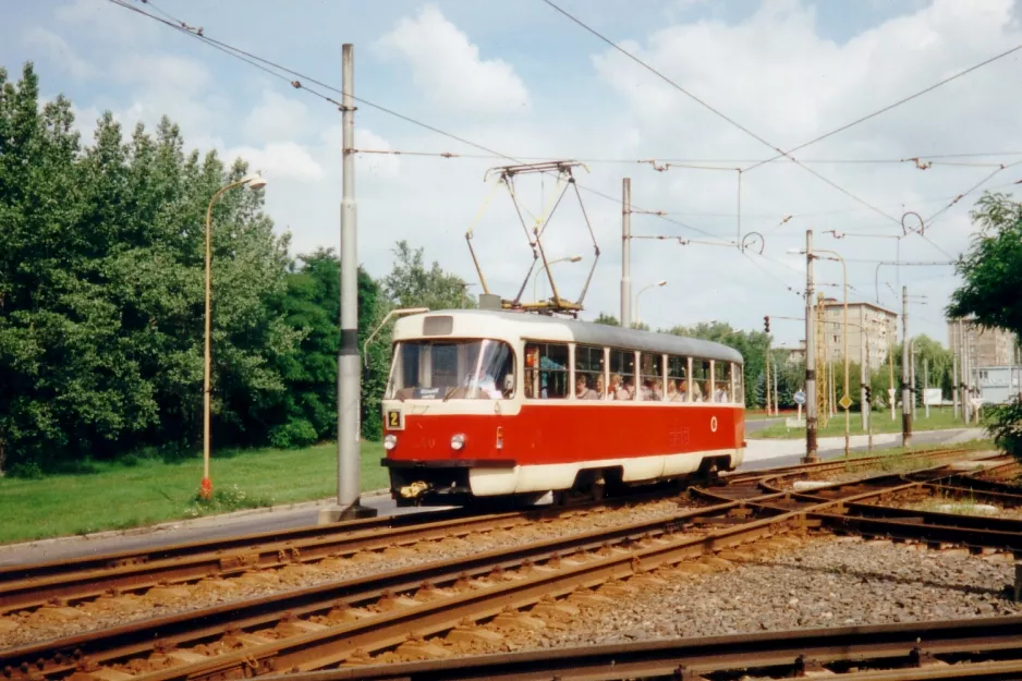 Most Straßenbahnlinie 2  auf třída Budovatelů (1996)