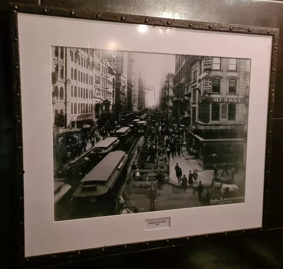 New York City am Broadway & Fulton Street (1904)