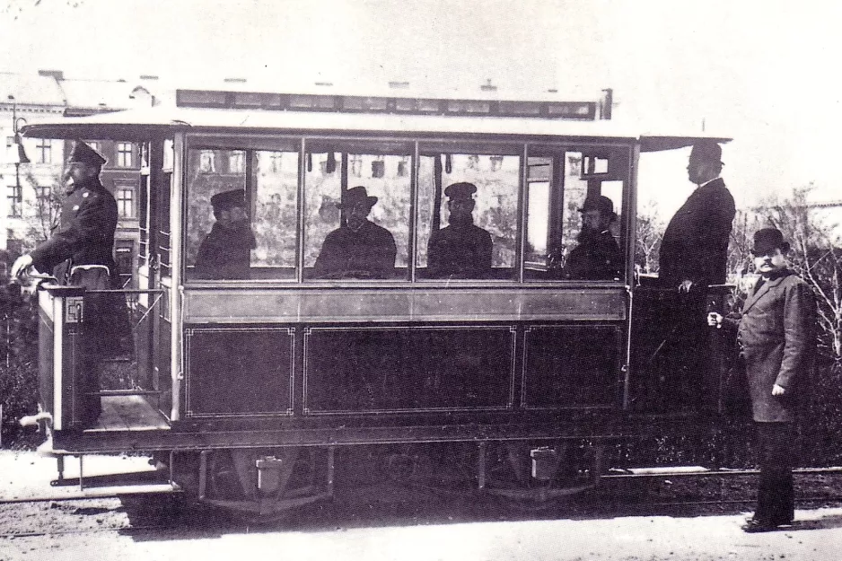 Postkarte: 90 Jahre Straßenbahn
 (1881)