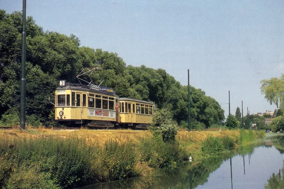 Postkarte: Amsterdam Museumslinie 30 mit Triebwagen 224nah Kalfjeslaan (1984)