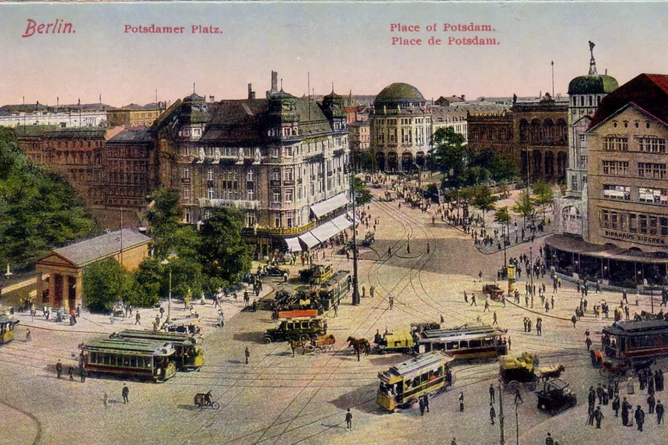 Postkarte: Berlin. Potsdamer Platz.
 (1900)