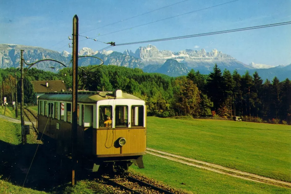 Postkarte: Bozen Rittnerbahn 160 nah Wolfsgruben/Costalovara (1980)