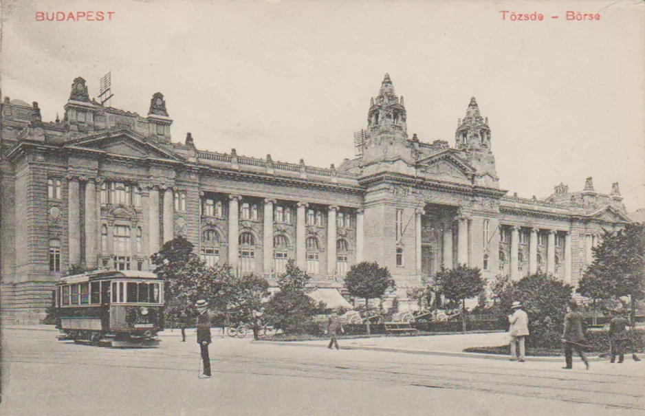 Postkarte: Budapest nahe bei Tözde (1900)